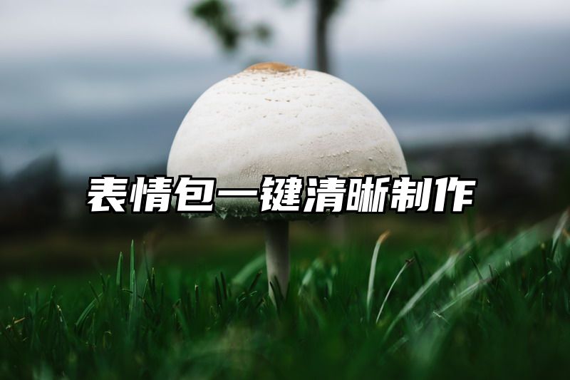表情包一键清晰制作