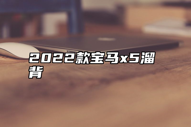 2022款宝马x5溜背