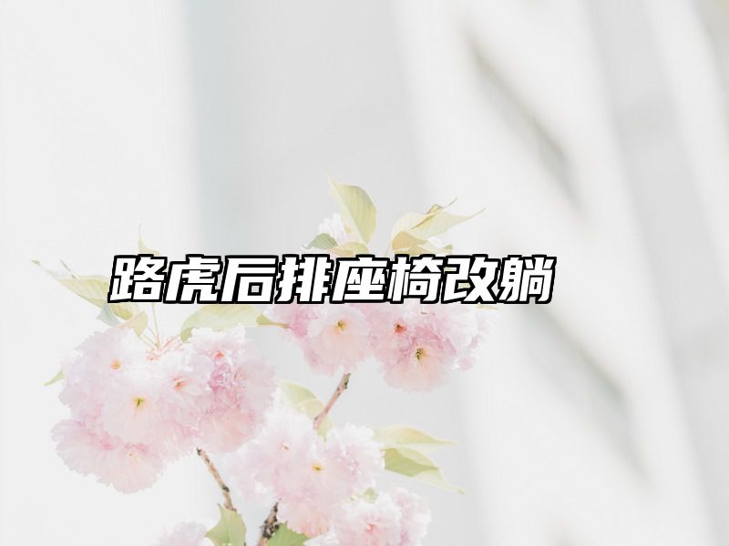 路虎后排座椅改躺