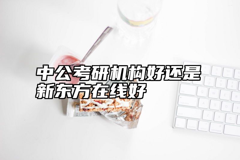 中公考研机构好还是新东方在线好