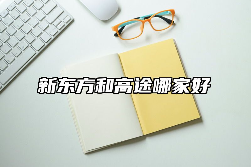 新东方和高途哪家好