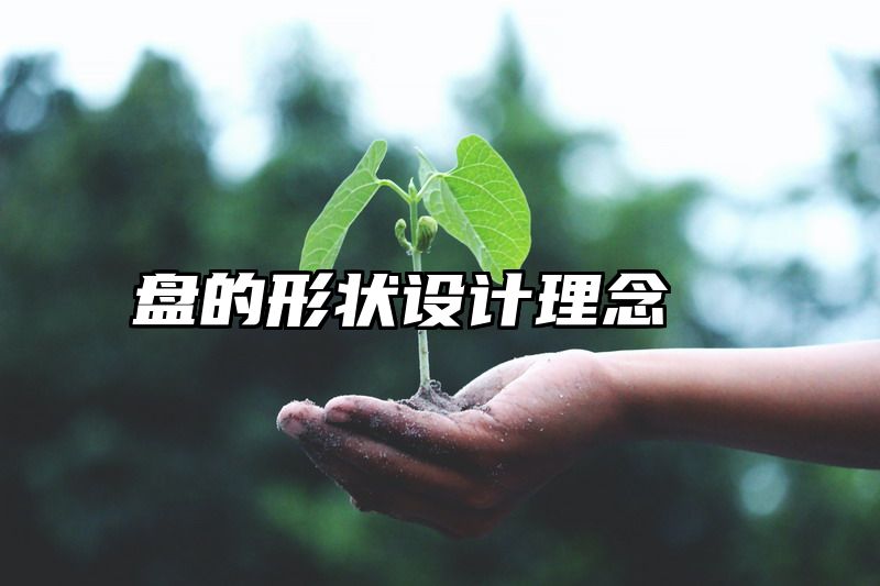 盘的形状设计理念