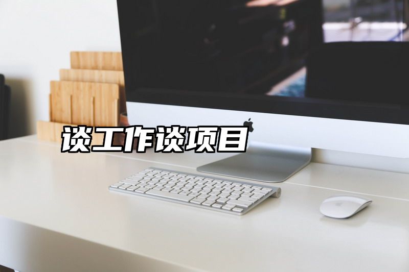 谈工作谈项目