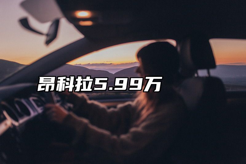 昂科拉5.99万