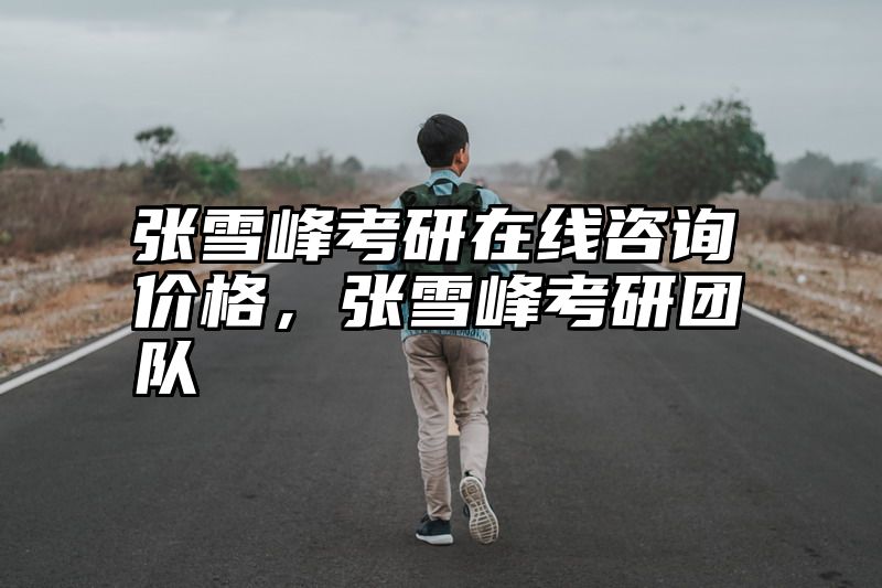 张雪峰考研在线咨询价格，张雪峰考研团队