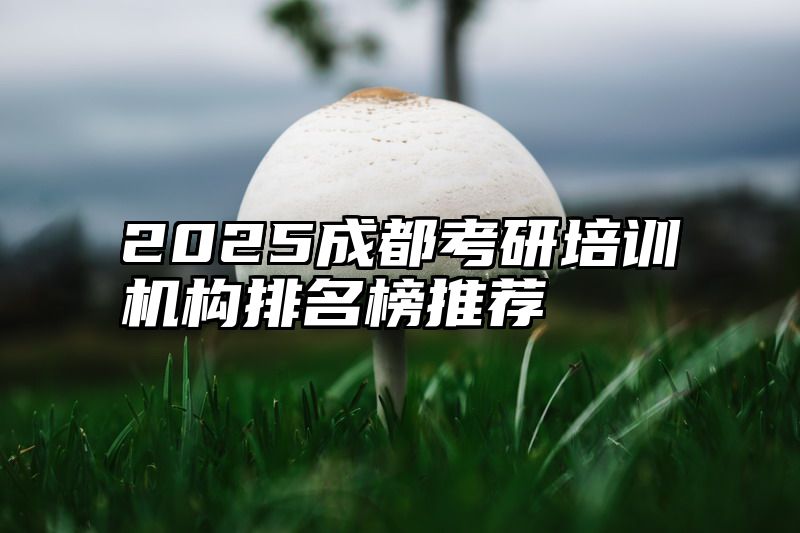 2025成都考研培训机构排名榜推荐
