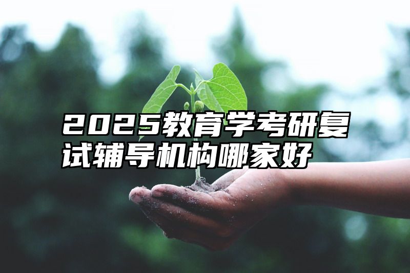 2025教育学考研复试辅导机构哪家好